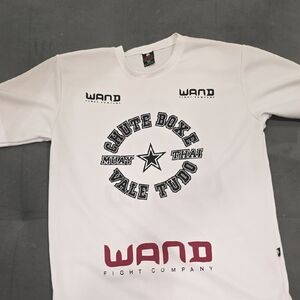 White Wanderlei Silva Fight Company Shirt